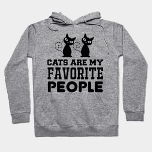 Cats Are My Favorite People T Shirt For Women Men Hoodie